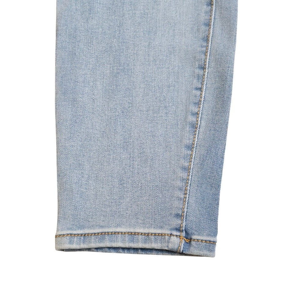 Time and Tru Womens High Rise Skinny Jeans Light Wash Stretch Denim 16 Short - Picture 5 of 7